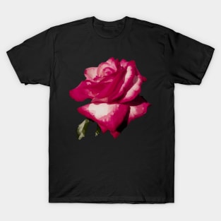 Rose with dew drops T-Shirt